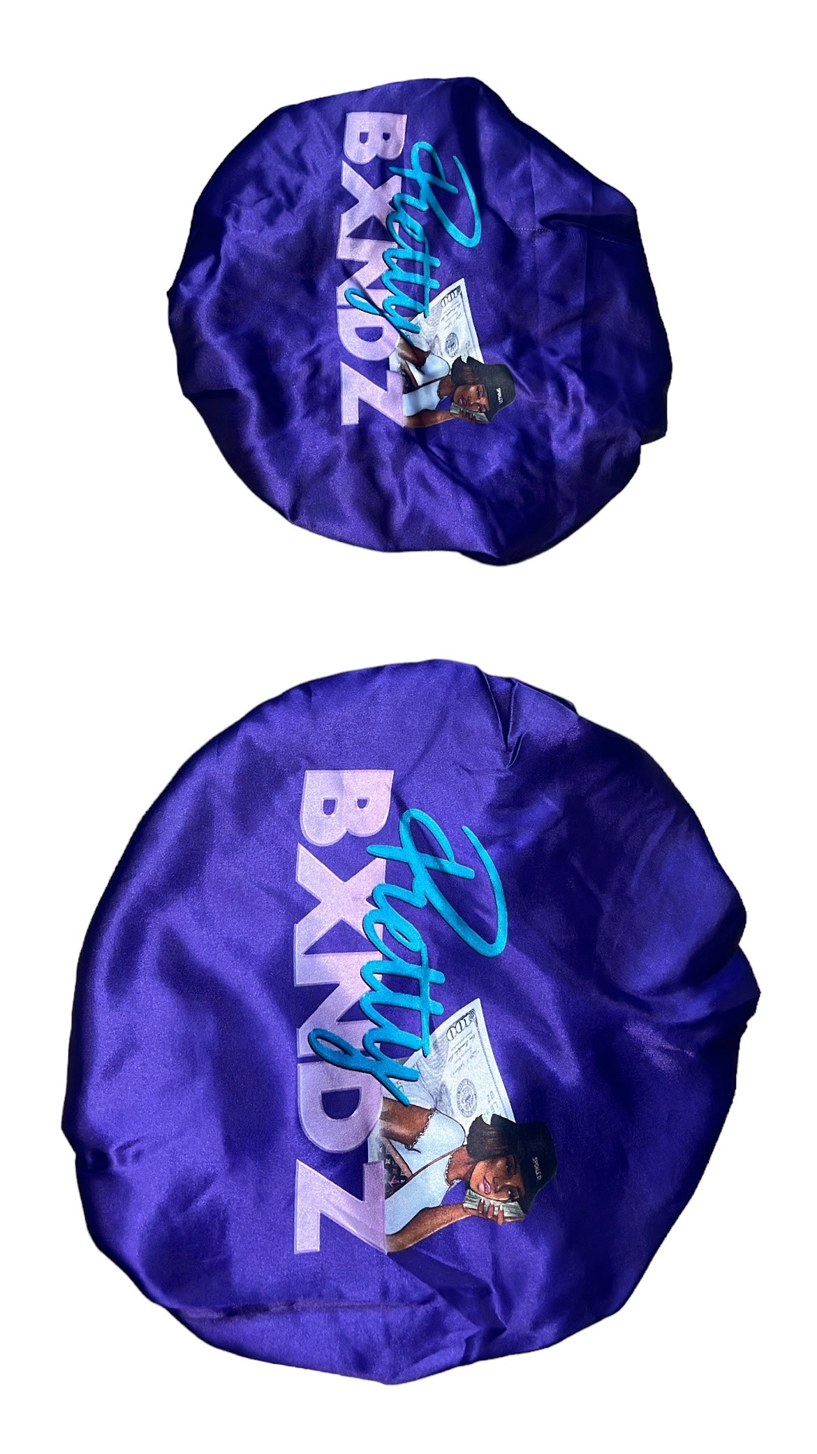 Mommy and Me Purple Bonnet Set💜